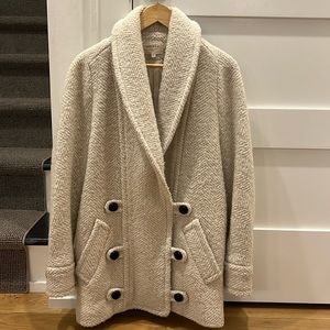 Sezane James Coat size 36 color Sand